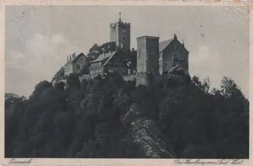 Eisenach - Wartburg von Süd-West - 1929