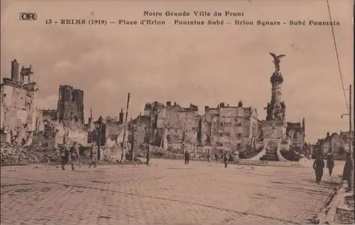 Frankreich - Frankreich - Reims - Place Brion - ca. 1930