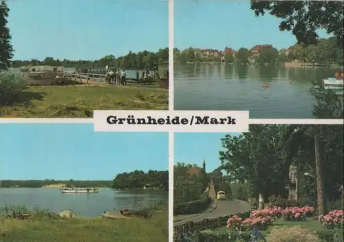 Grünheide - u.a. Fangschleuse - ca. 1975