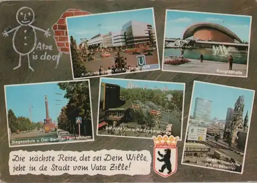 Berlin, Westteil - u.a. Kongreßhalle - 1973