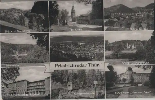 Friedrichroda - u.a. Schwimmbad - 1961