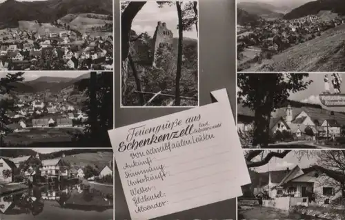 Schenkenzell - 7 Teilbilder - ca. 1960