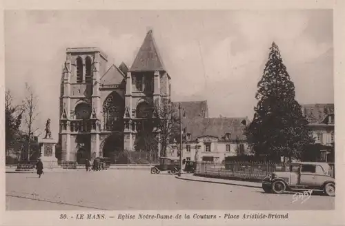 Frankreich - Frankreich - Le Mans - Eglise Notre-Dame - ca. 1940