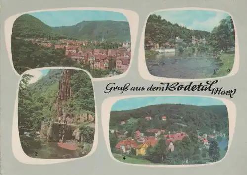 Thale - Bodetal Harz u.a. Treseburg u. Altenbrak - ca. 1965