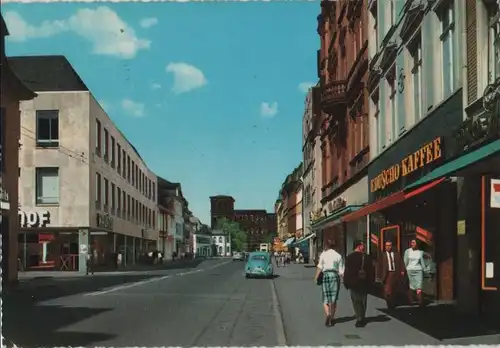 Trier - Straße mit Porta Nigra - 1969
