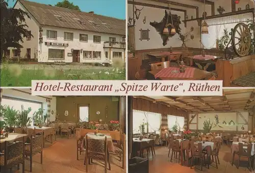 Rüthen - Restaurant Spitze Warte - ca. 1980