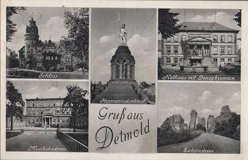 Detmold - u.a. Musikakademie - 1959