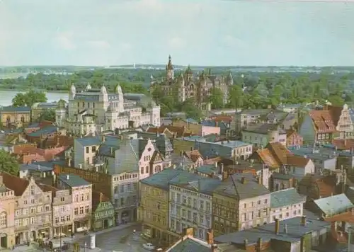 Schwerin - Blick zum Schloß - ca. 1975