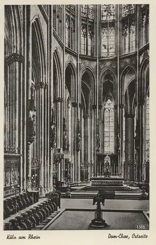 Köln - Dom, Chor, Ostseite