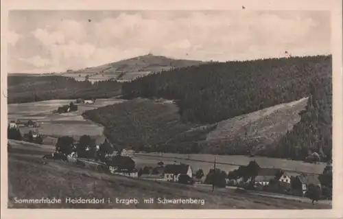 Heidersdorf - mit Schwartenberg - ca. 1955