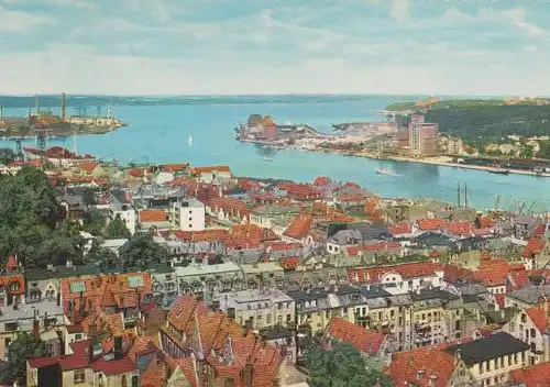 Flensburg - Blick auf Förde - ca. 1975