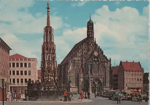 Nürnberg - Hauptmarkt - ca. 1965