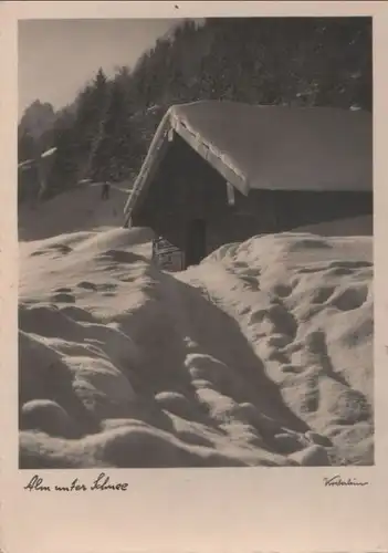 Alles unter Schnee - ca. 1950