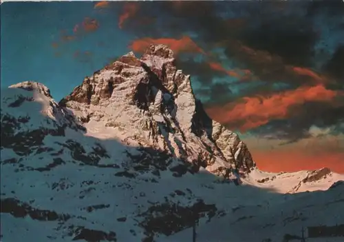 Italien - Italien - Valle d’Aosta - Aostatal - Il Monte Cervino al tramonto - 1972