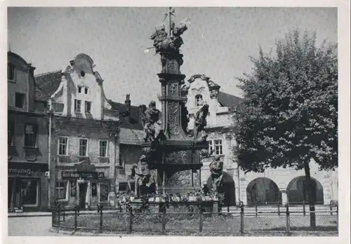 Bad Landeck - Dreifaltigkeitssäule - ca. 1960
