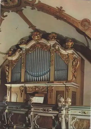 Burgk - Schloßkapelle, Silbermannorgel - 1977