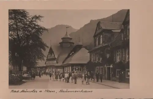 Bad Münster am Stein - Brunnenhaus - ca. 1935