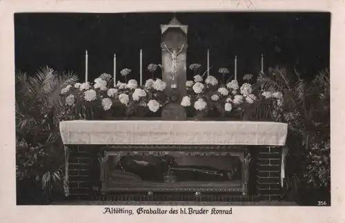 Altötting - Grabaltar des hl. Bruder Konrad - 1957