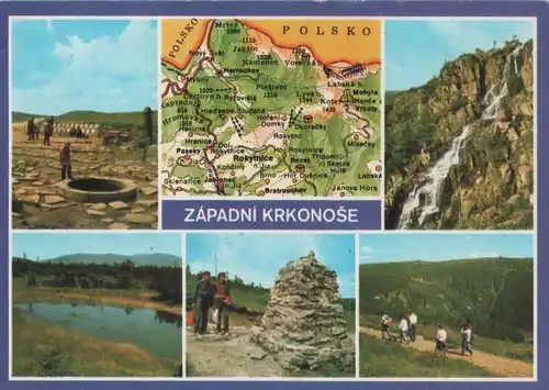 Tschechien - Tschechien - Krkonoše - 5 Teilbilder - ca. 1980