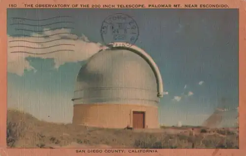 USA - USA - San Diego - County - Observatory - 1953