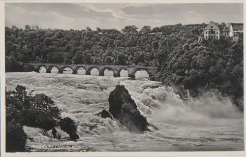 Schweiz - Schweiz - Rheinfall bei Schaffhausen - ca. 1955