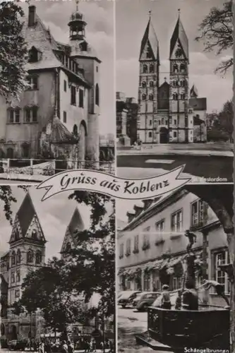Koblenz - u.a. St. Kastordom - 1956
