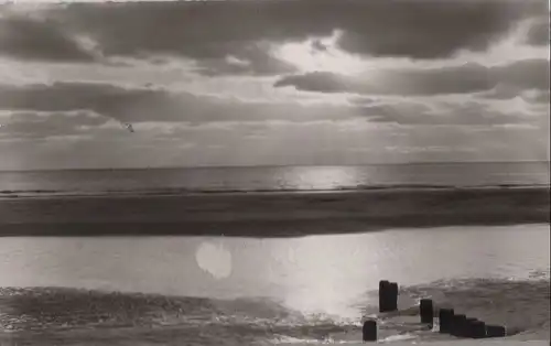 Borkum - Abend am Meer - 1961