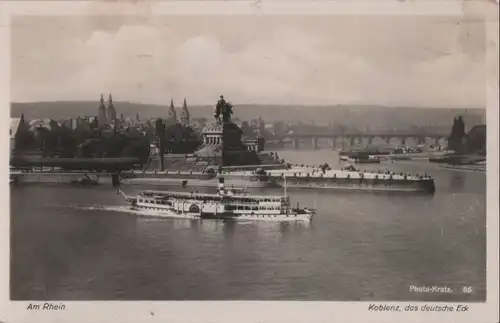 Koblenz - das deutsche Eck - 1935