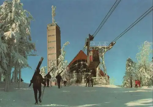 Fichtelberg - Bergstation der Schwebebahn - 1972