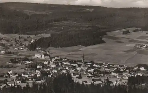 Bischofsgrün - Blick vom Ochsenkopf - ca. 1965