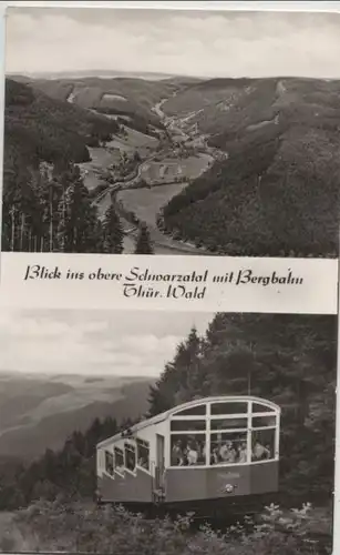 Schwarza - Blick ins Tal, Bergbahn - 1972