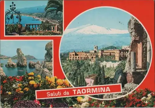 Italien - Italien - Taormina - 3 Teilbilder - 1982