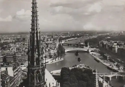 Frankreich - Frankreich - Paris - Vue panoramique prise de Notre-Dame - ca. 1945