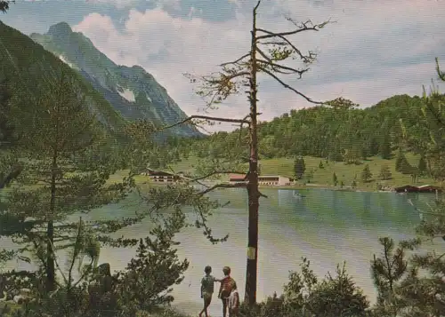 Mittenwald - Lautersee mit Wetterstein - ca. 1970