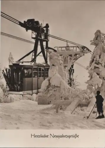 Herzliche Neujahrsgrüße Seilbahn