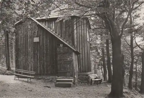 Ilmenau - Jagdhütte auf dem Kickelhahn - Goethe-Gedenkstätte - 1982