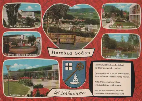 Bad Soden-Salmünster - u.a. König-Heinrich-Brunnen - ca. 1970