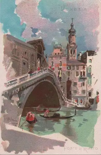 Italien - Italien - Venedig - Ponte di Rialto - ca. 1960