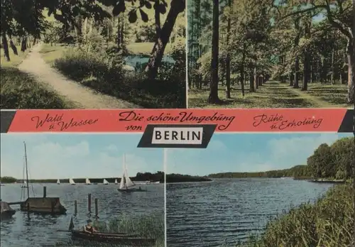 Berlin, Westteil - mit Umgebung - ca. 1975