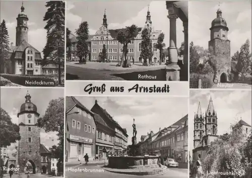 Arnstadt - u.a. Liebfrauenkirche - 1979