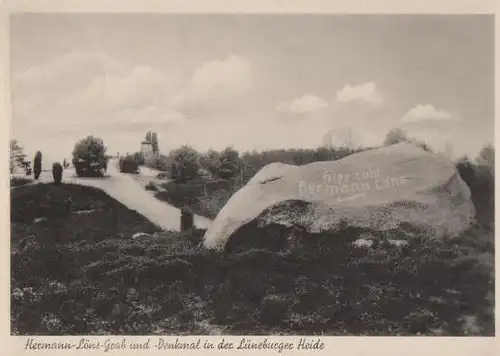 Fallingbostel - Lüneburger Heide - Löns Denkmal - 1942