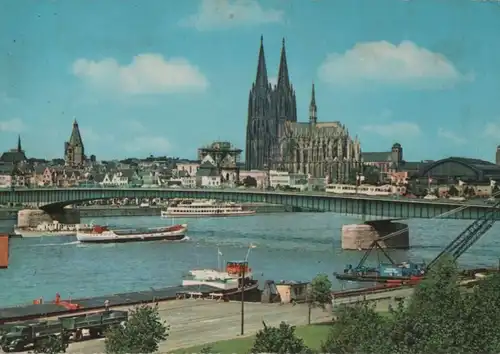 Köln - Dom und Rhein - 1964