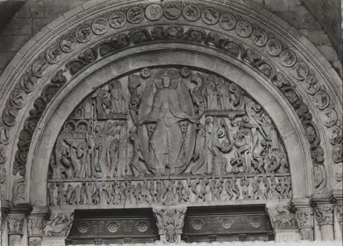 Frankreich - Frankreich - Autun - Cathedrale, Tympan - ca. 1960