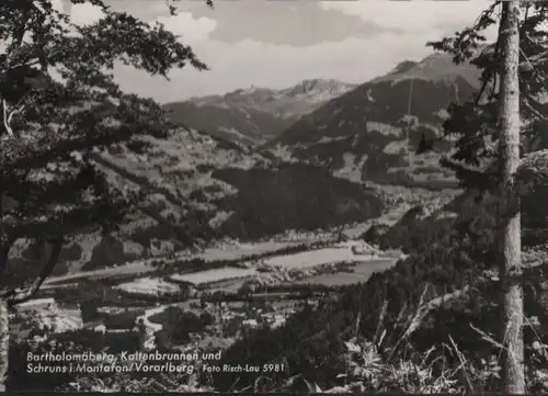 Österreich - Österreich - Schruns - mit Bartholomäberg - 1966