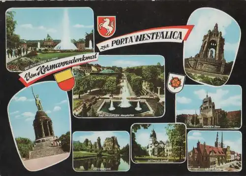 Hermannsdenkmal bis Porta Westfalica - ca. 1965
