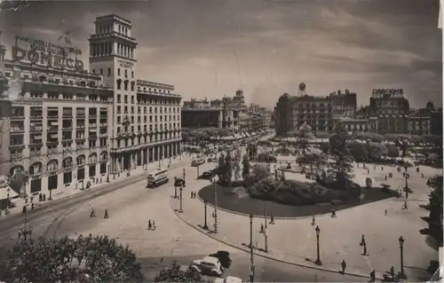 Spanien - Spanien - Barcelona - Plaza de Cataluna - 1958