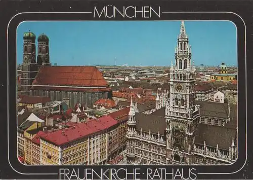 München - Dom und Neues Rathaus - 1983