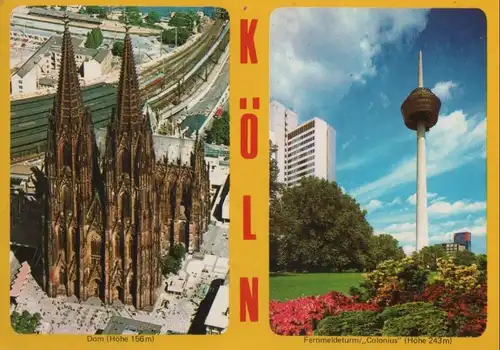 Köln - u.a. Fernmeldeturm - 1984