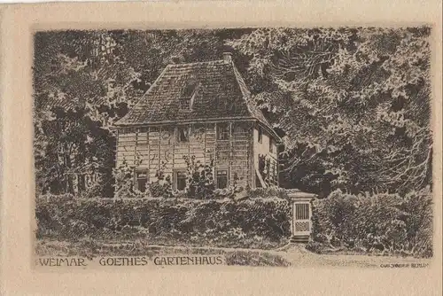 Weimar - Goethes Gartenhaus