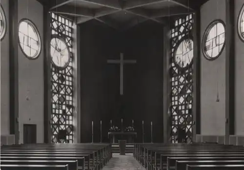 Frankfurt Main - Ev.-Luth. Weißfrauenkirche, innen - ca. 1960